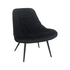 Fauteuils^Huisenthuis Fauteuil Stijn Zwart