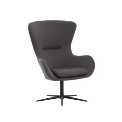 Fauteuils^Huisenthuis Fauteuil Willem Donkergrijs
