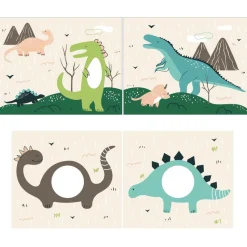 Kinderkameraccessoires^Huisenthuis Gordijn Charlie Dino