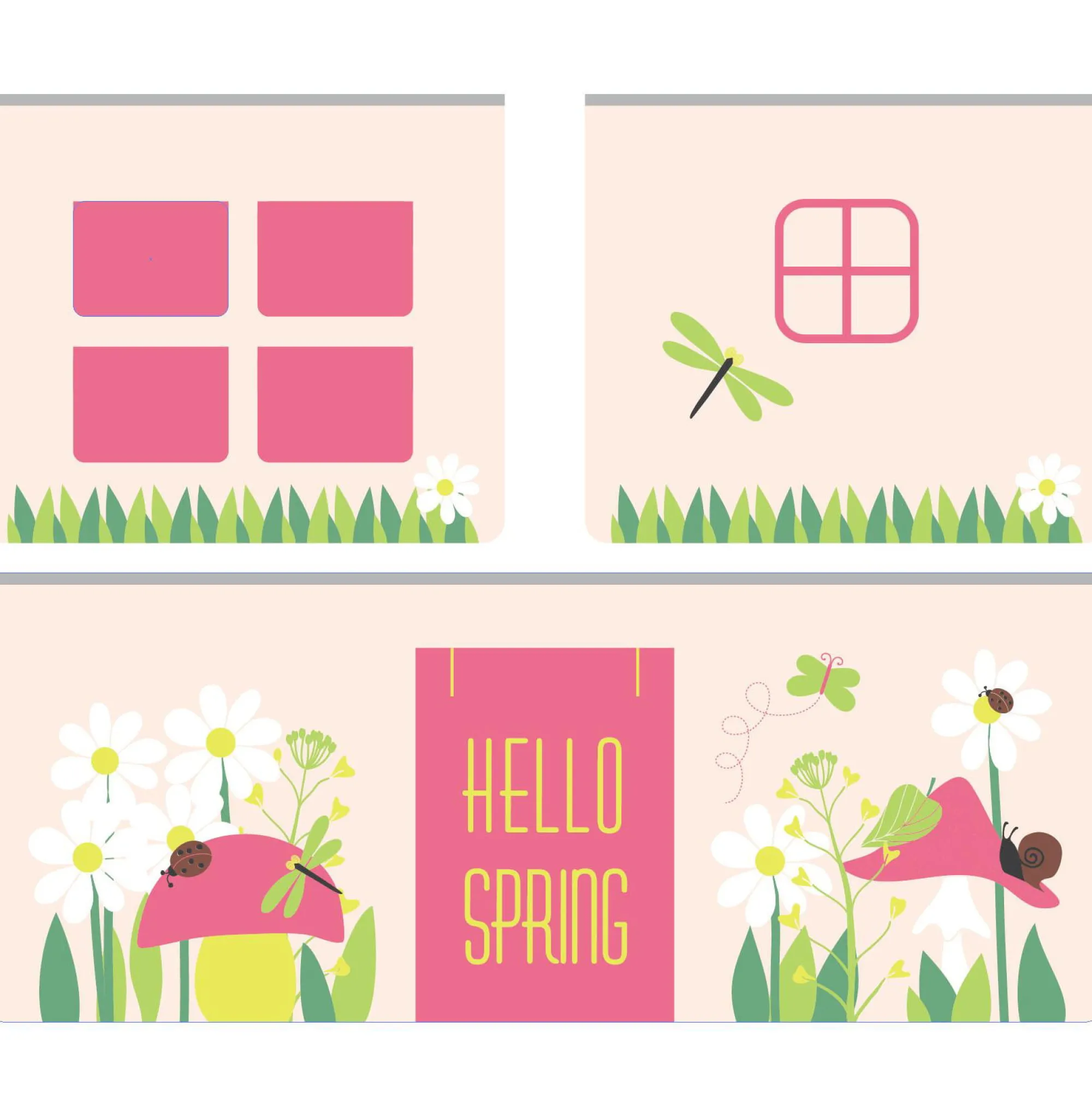 Kinderkameraccessoires^Huisenthuis Gordijn Charlie Lente
