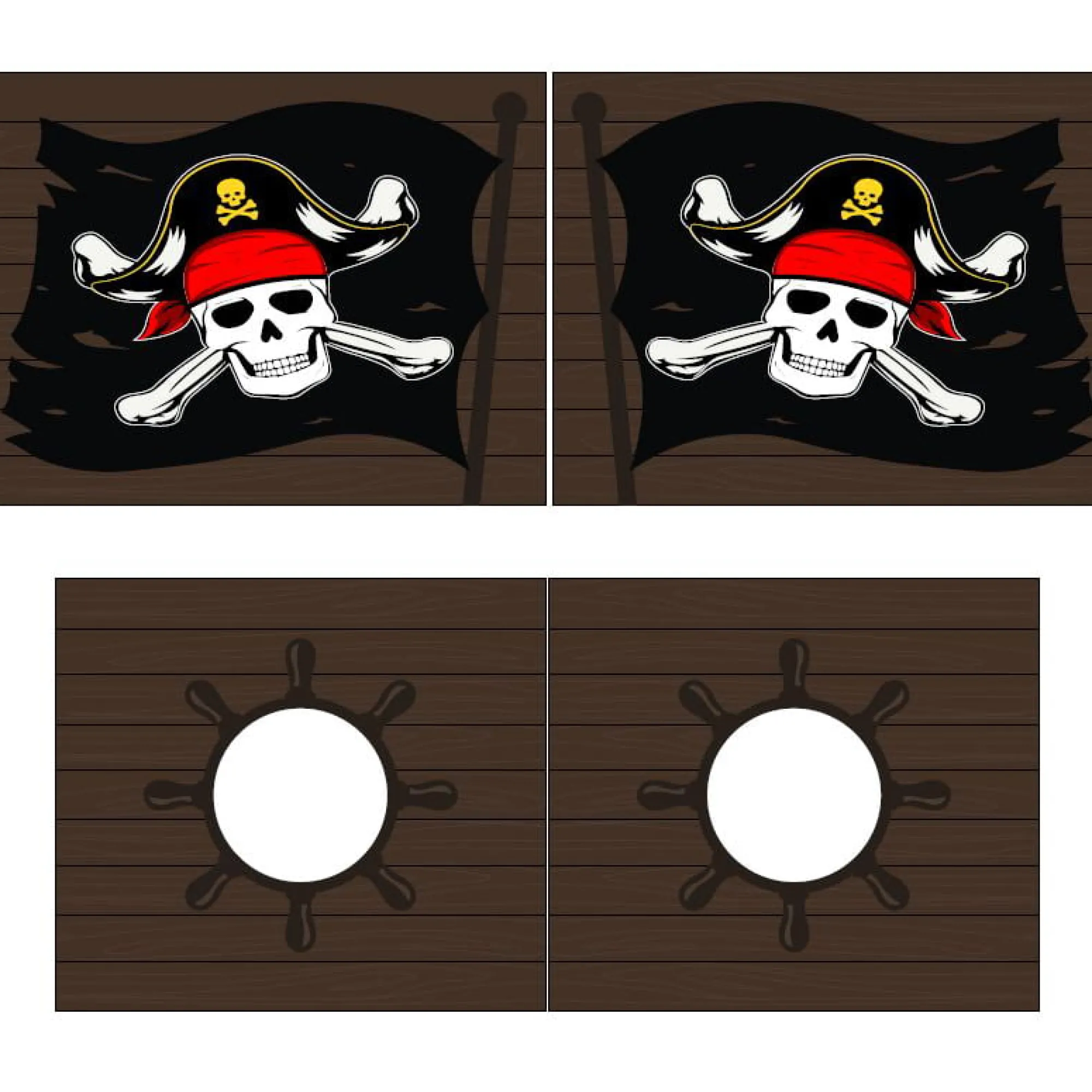 Kinderkameraccessoires^Huisenthuis Gordijn Charlie Piraat 2