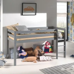 Kinderbedden^Huisenthuis Halfhoogslaper Charlie 1 Grijs