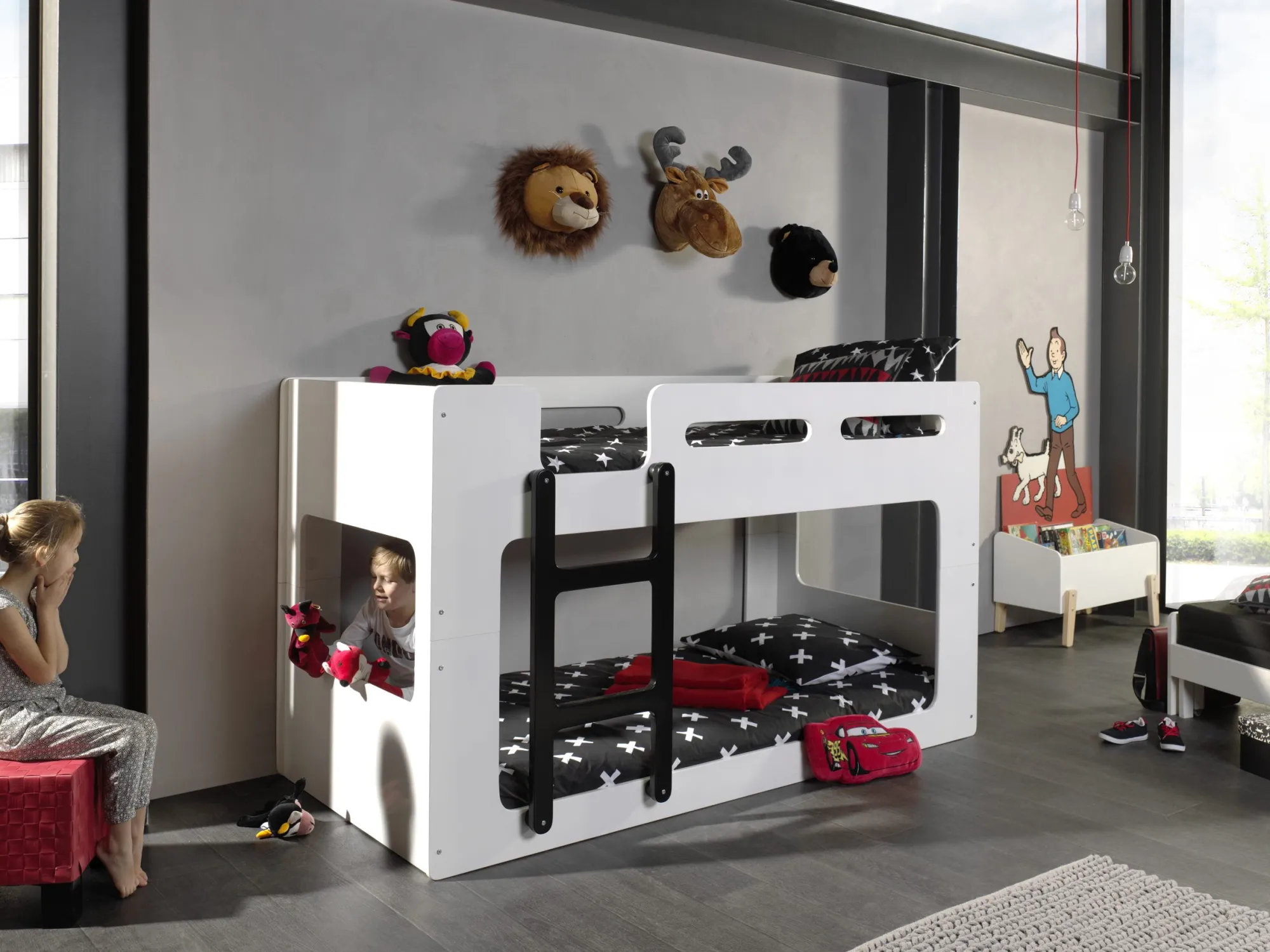 Kinderbedden^Huisenthuis Halfhoogslaper Rody