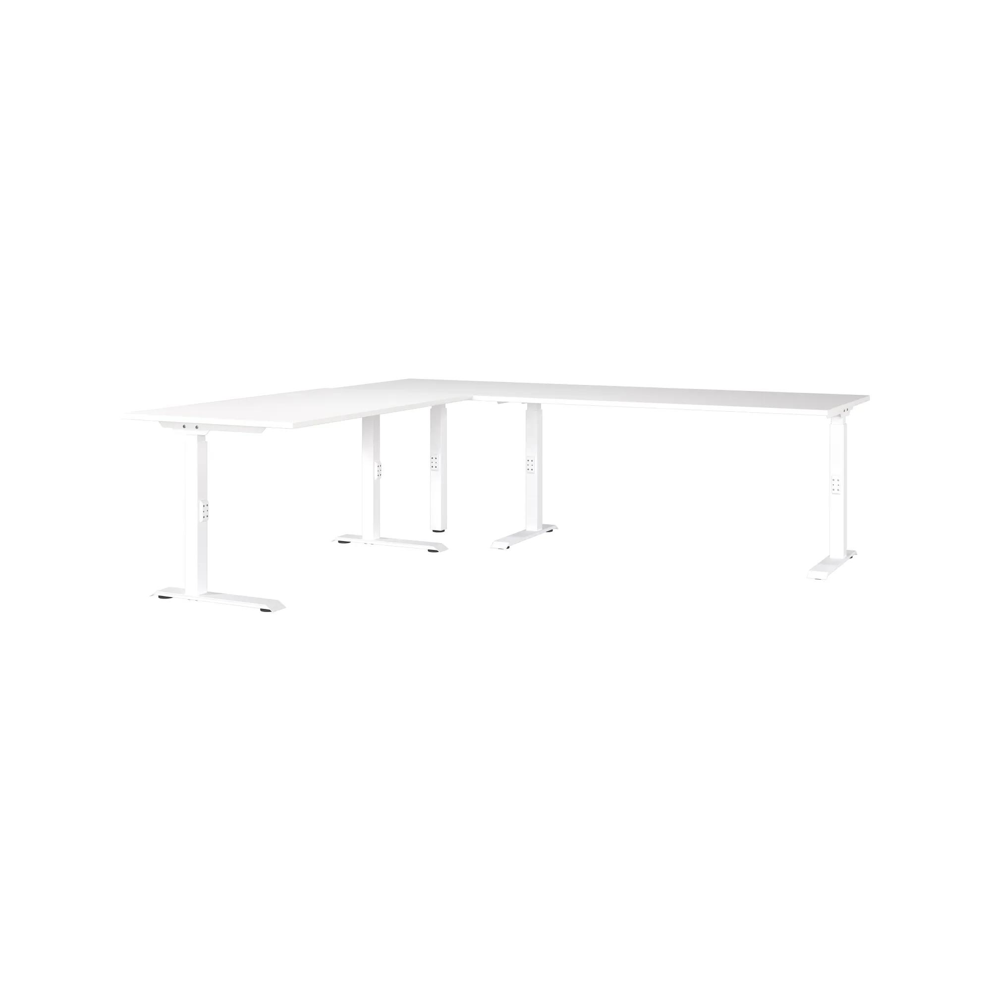 Bureaus^Huisenthuis Hoekbureau Galileo 260 x 200 cm Wit