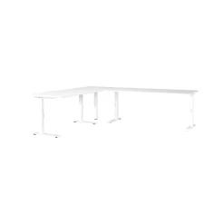 Bureaus^Huisenthuis Hoekbureau Galileo 260 x 220 cm Wit