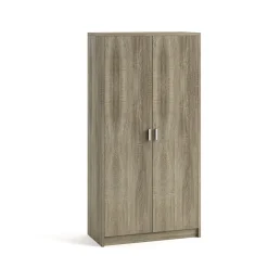 Kantoorkasten|Kledingkasten^Huisenthuis Hoge dichte kast Edwin Sonoma 75x36x148 cm