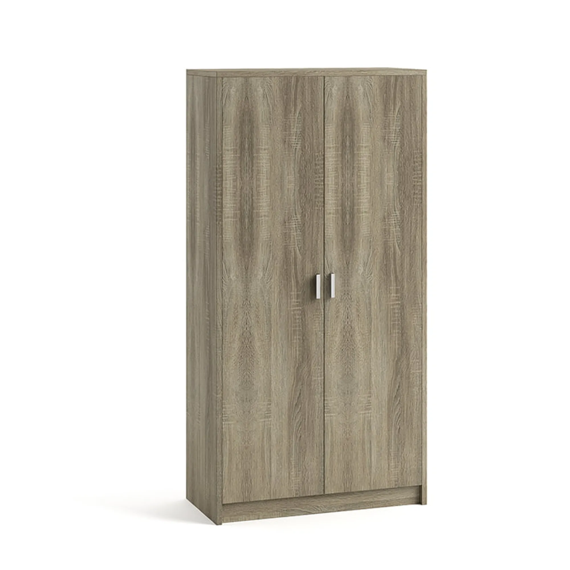 Kantoorkasten|Kledingkasten^Huisenthuis Hoge dichte kast Edwin Sonoma 75x36x148 cm