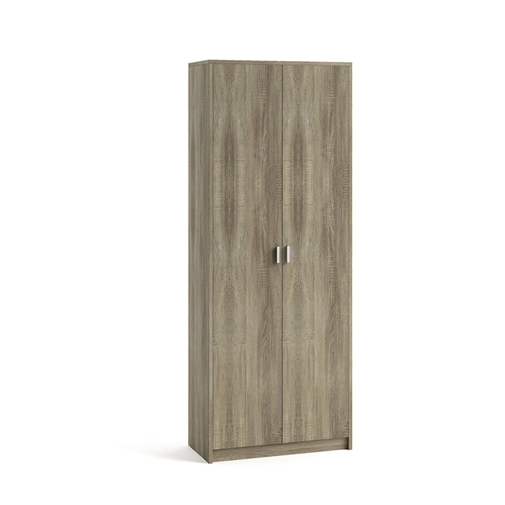 Kantoorkasten|Kledingkasten^Huisenthuis Hoge dichte kast Edwin Sonoma 75x36x194 cm