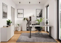 Kantoorkasten^Huisenthuis Hoge kantoorkast Orlando 145 cm Kasjmier