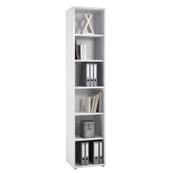 Kantoorkasten^Huisenthuis Hoge open kast Nereus 47 cm Wit