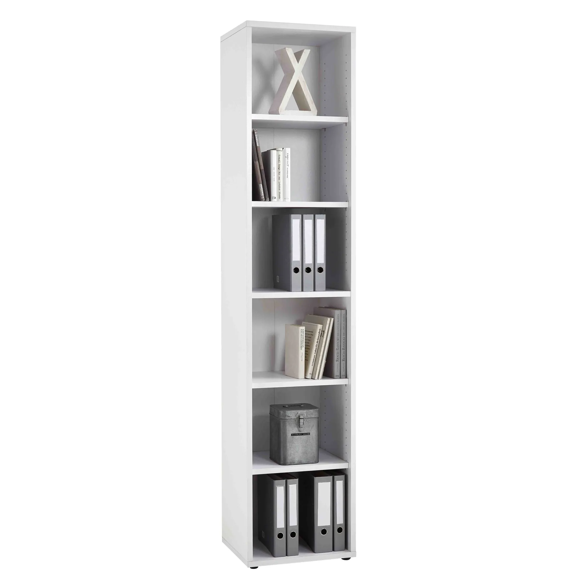 Kantoorkasten^Huisenthuis Hoge open kast Nereus 47 cm Wit