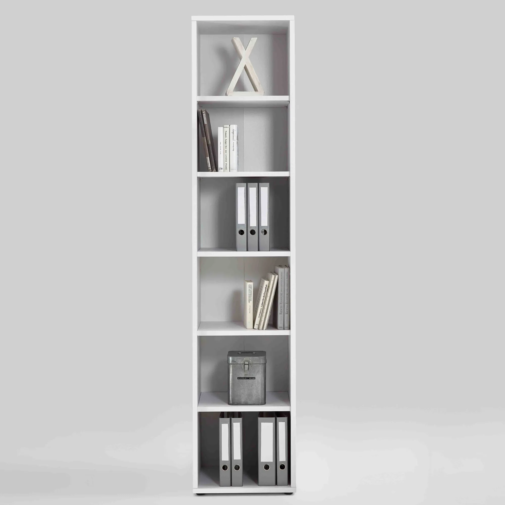 Kantoorkasten^Huisenthuis Hoge open kast Nereus 47 cm Wit