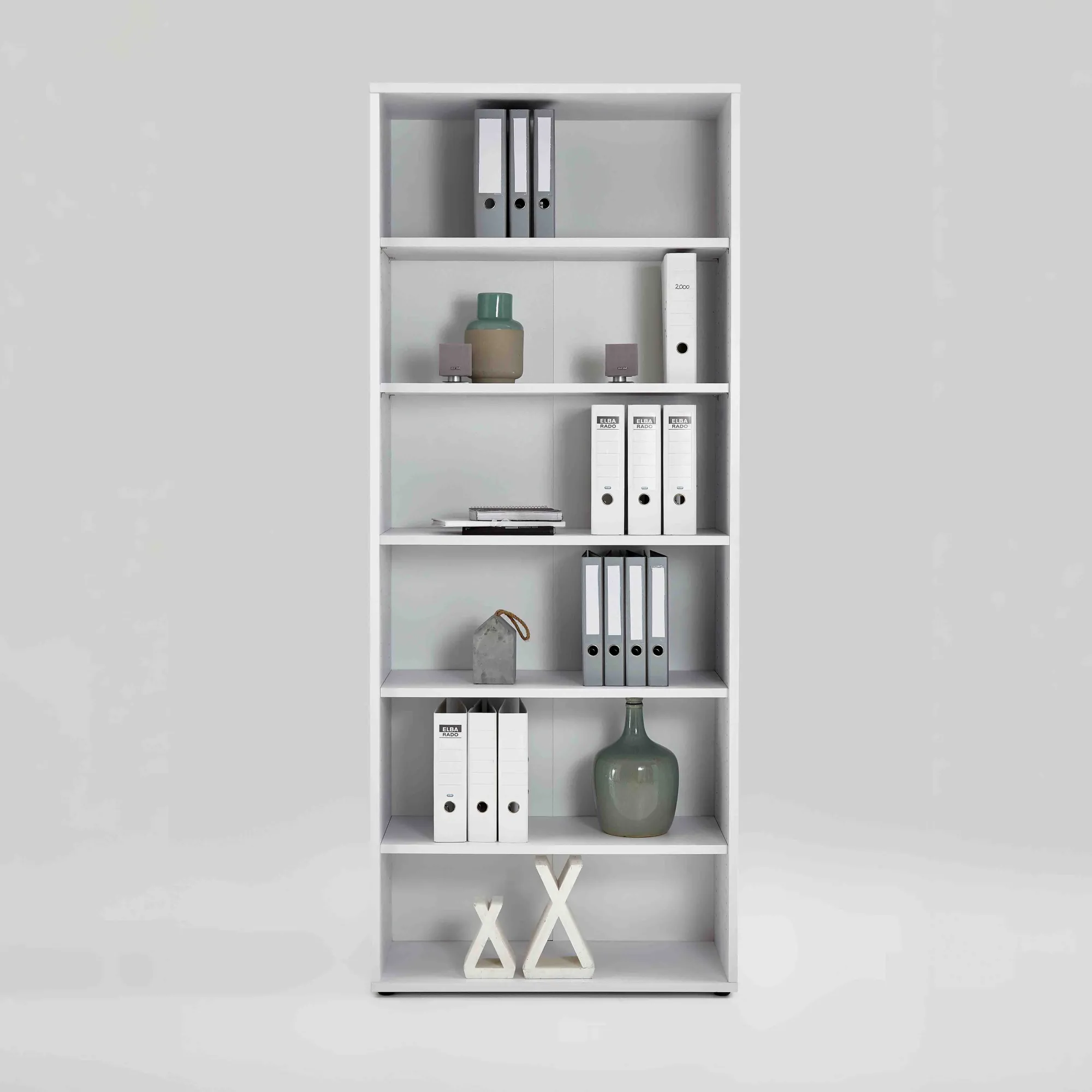 Kantoorkasten^Huisenthuis Hoge open kast Nereus 90 cm Wit