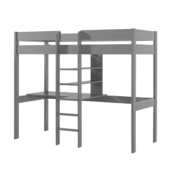 Kinderbedden^Huisenthuis Hoogslaper Cas 1 Grijs
