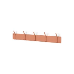 Kapstokken^Huisenthuis Kapstok Duncan 5-haaks Terracotta