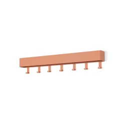 Kapstokken^Huisenthuis Kapstok Raaf 7-haaks Terracotta