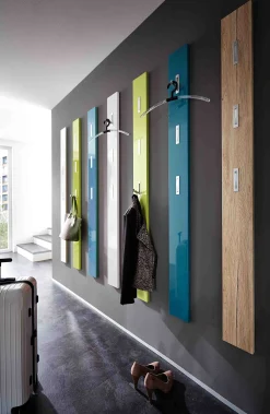Kapstokken^Huisenthuis Kapstokpaneel Colori Hoogglans Grafiet