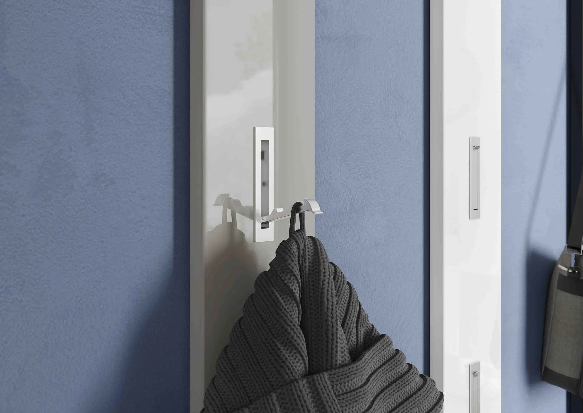 Kapstokken^Huisenthuis Kapstokpaneel Colori Hoogglans Grijs