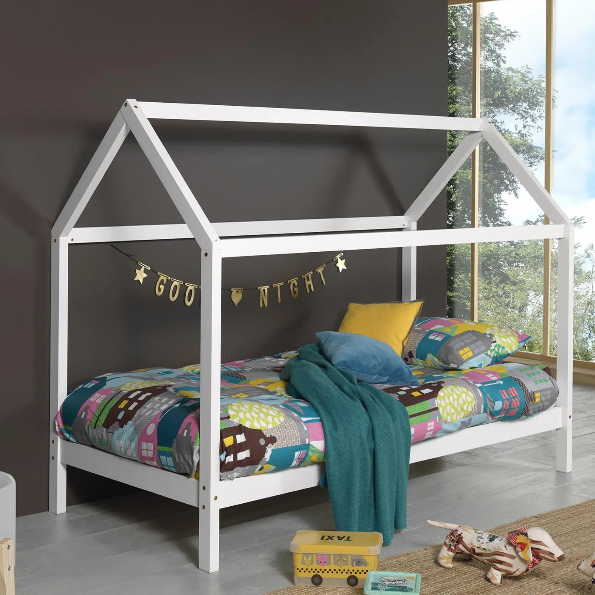 Kinderbedden^Huisenthuis Kinderbed Bibi 2 Wit