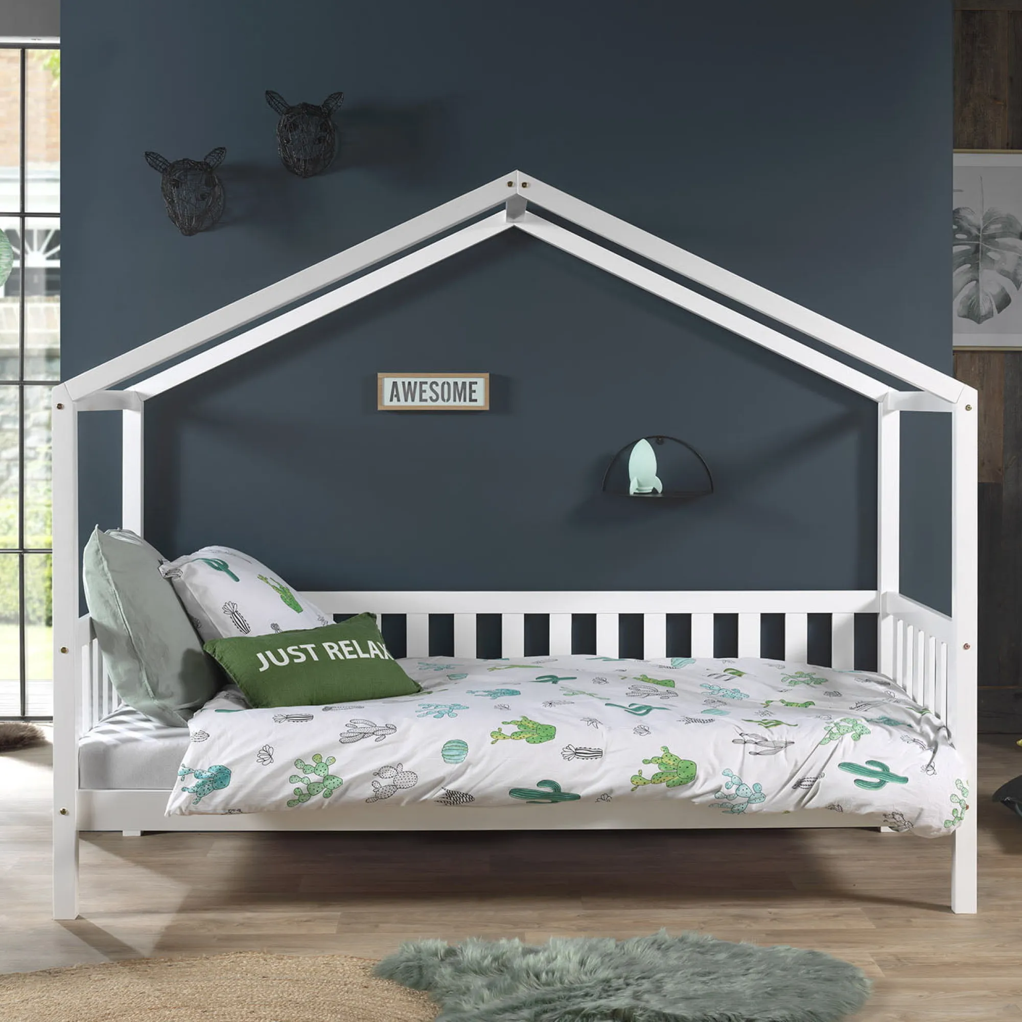 Kinderbedden^Huisenthuis Kinderbed Bibi 3 Wit