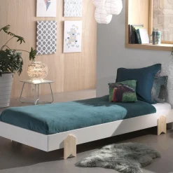 Kinderbedden^Huisenthuis Kinderbed Ted Wit