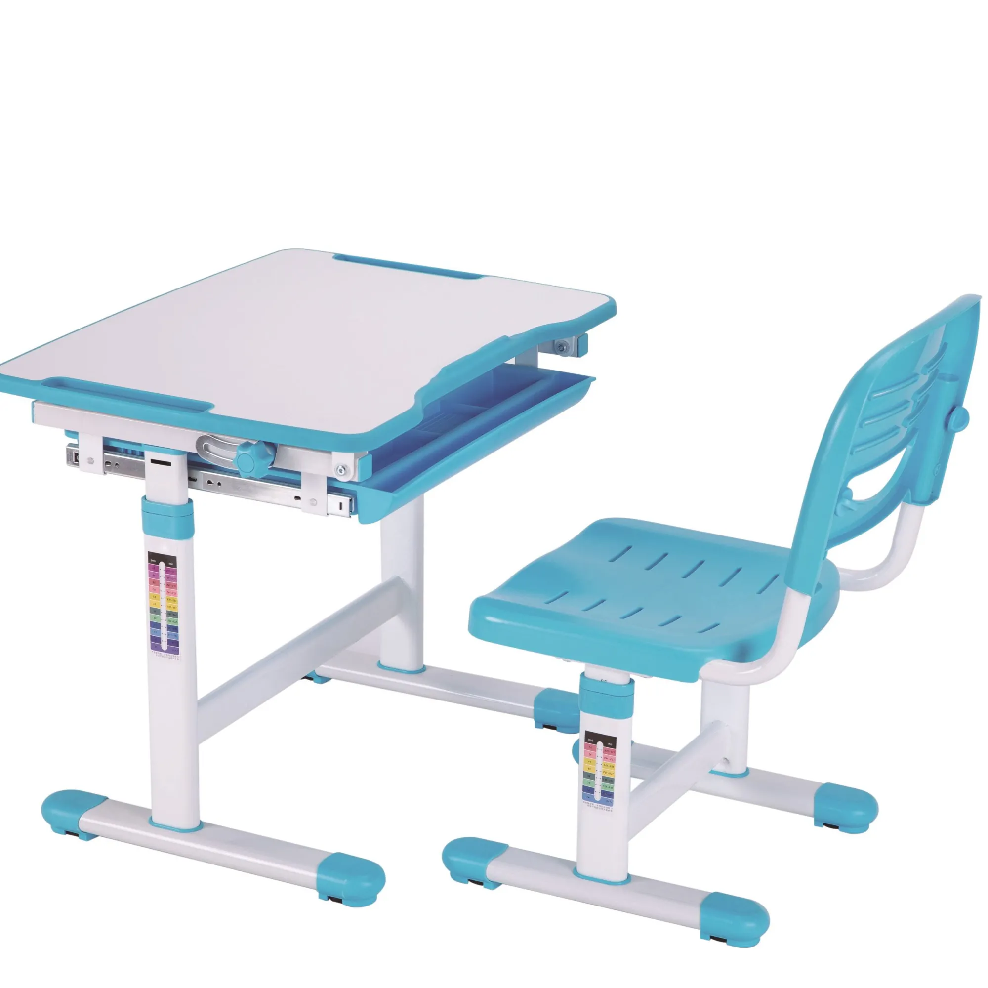 Kinderbureaus^Huisenthuis Kinderbureauset Ergo-1BL Blauw