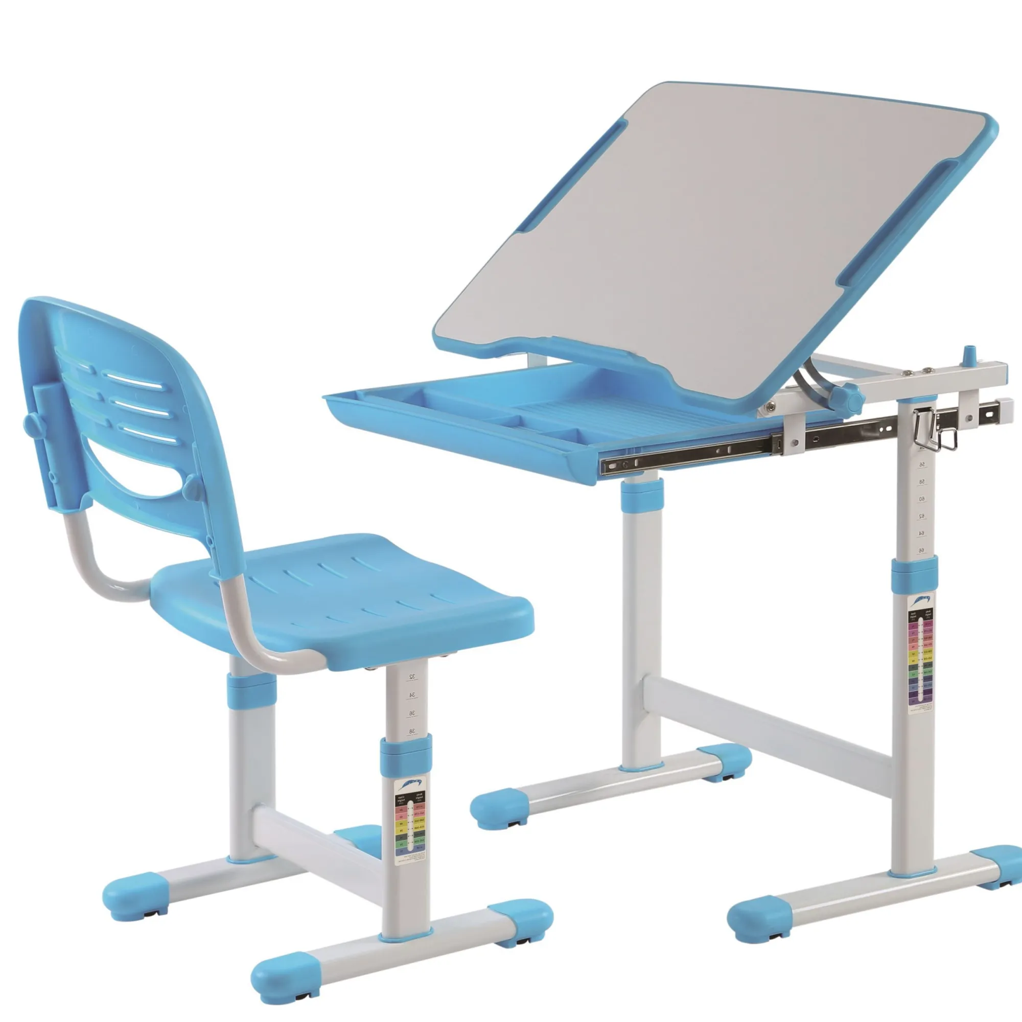 Kinderbureaus^Huisenthuis Kinderbureauset Ergo-1BL Blauw