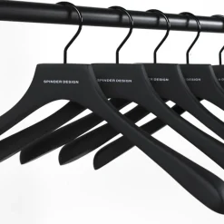 Woonaccessoires^Huisenthuis Kledinghanger Ebony – Set van 5
