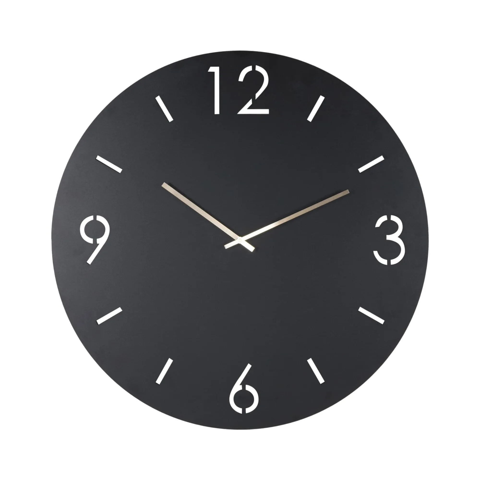 Woonaccessoires^Huisenthuis Klok Ed Zwart 60 cm