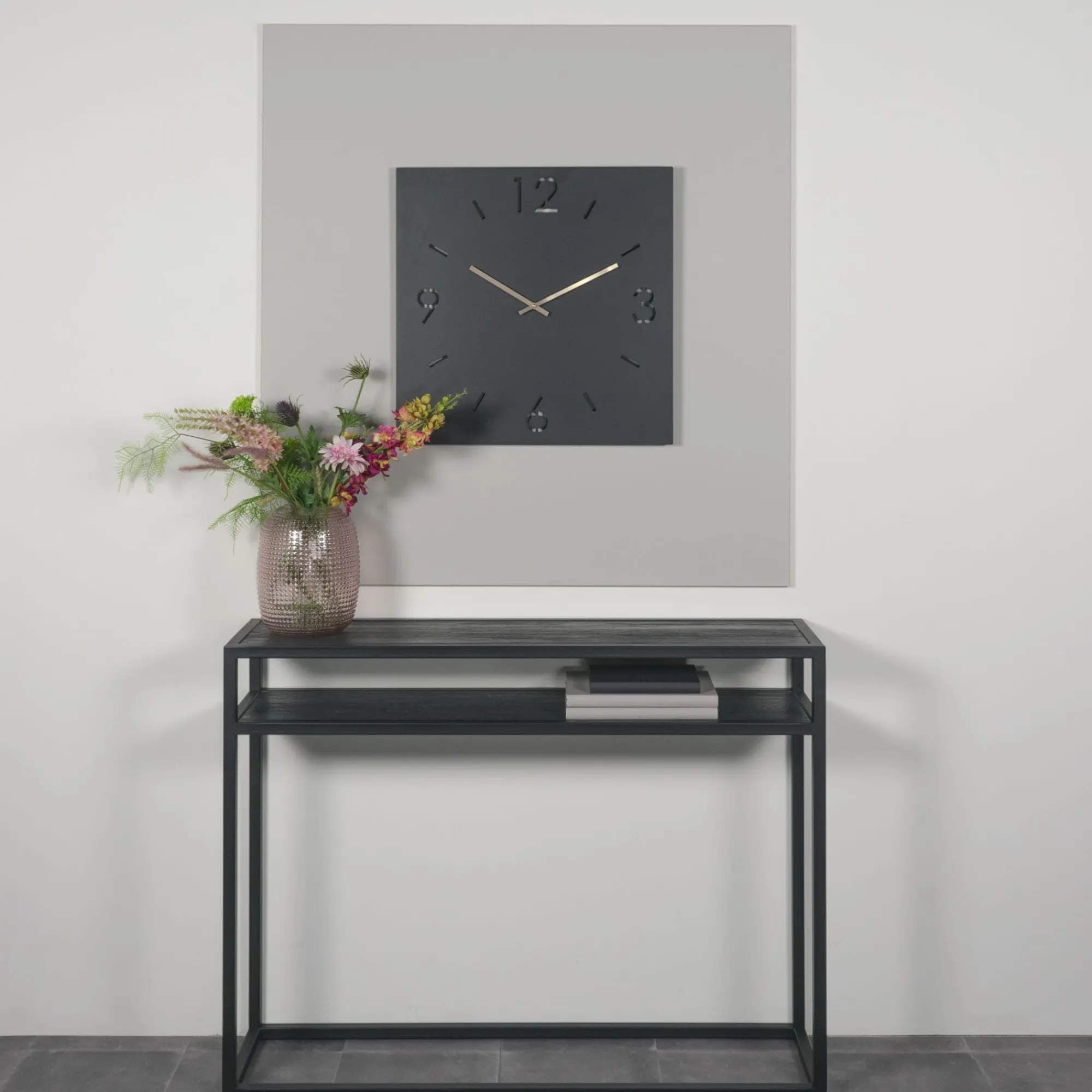 Woonaccessoires^Huisenthuis Klok Ot Zwart 60 cm