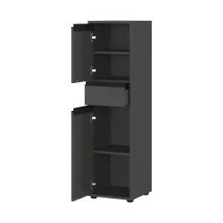 Badkamerkasten^Huisenthuis Kolomkast Pula 121 cm Grafiet