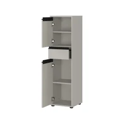 Badkamerkasten^Huisenthuis Kolomkast Pula 121 cm Lichtgrijs