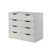 Commodes^Huisenthuis Ladekast Charlie Wit