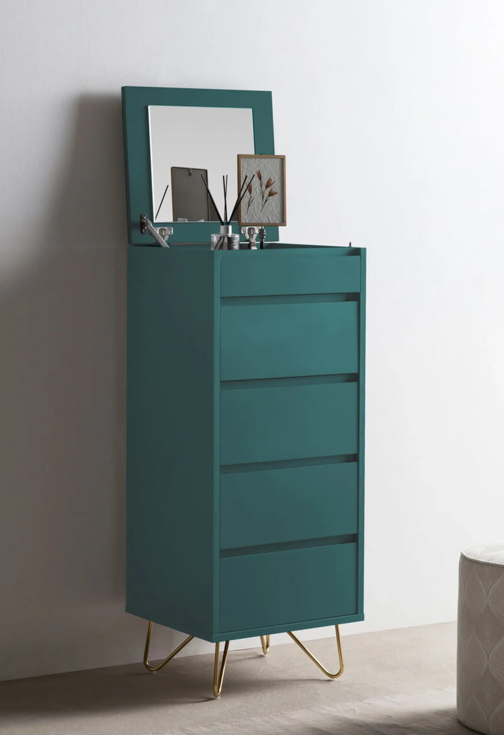 Ladekasten^Huisenthuis Ladekast Lucy 45 cm Blauw
