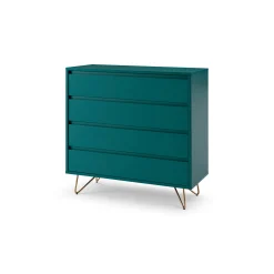 Ladekasten^Huisenthuis Ladekast Lucy 90 cm Blauw