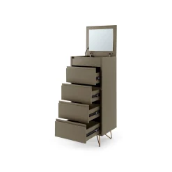 Ladekasten^Huisenthuis Ladekast Lucy 45 cm Grijs