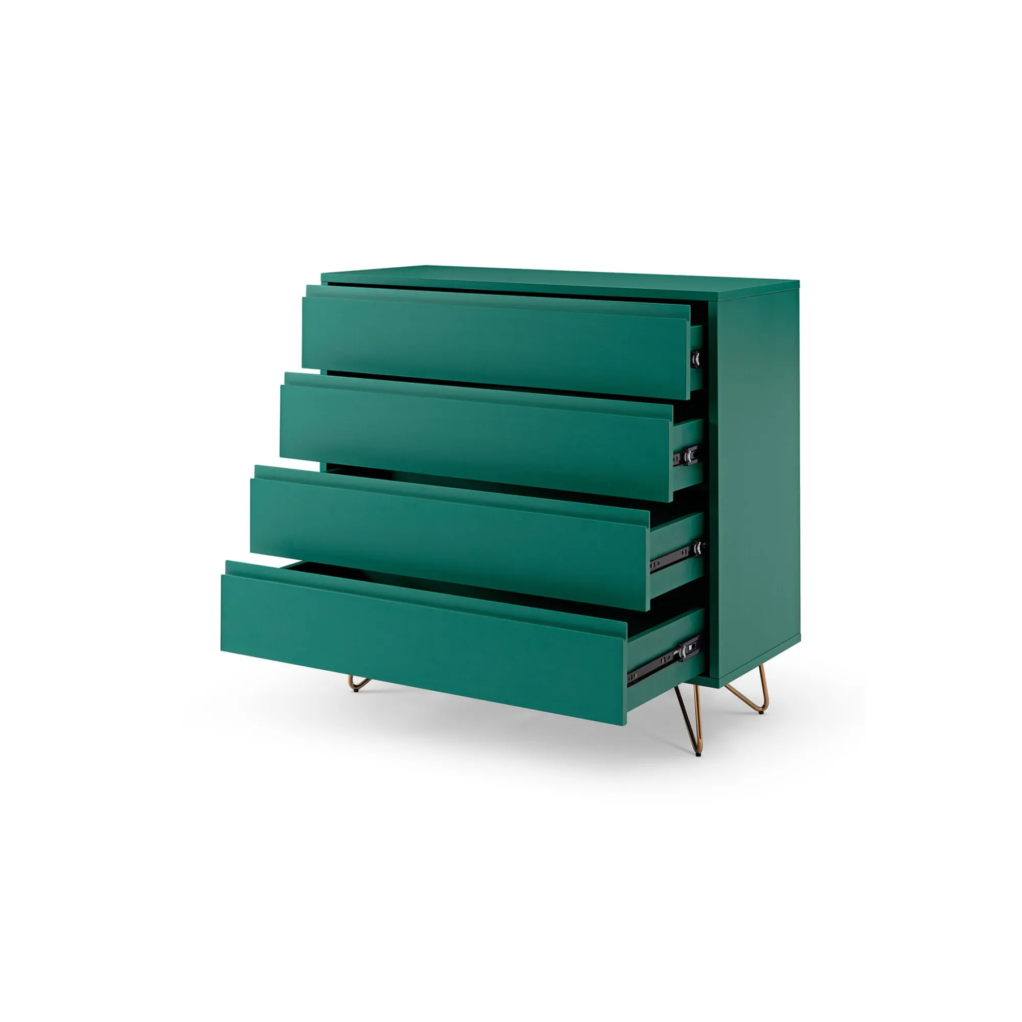 Ladekasten^Huisenthuis Ladekast Lucy 90 cm Groen