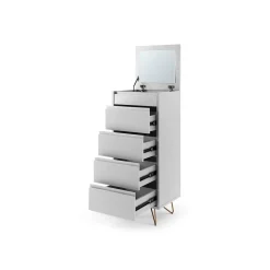 Ladekasten^Huisenthuis Ladekast Lucy 45 cm Wit