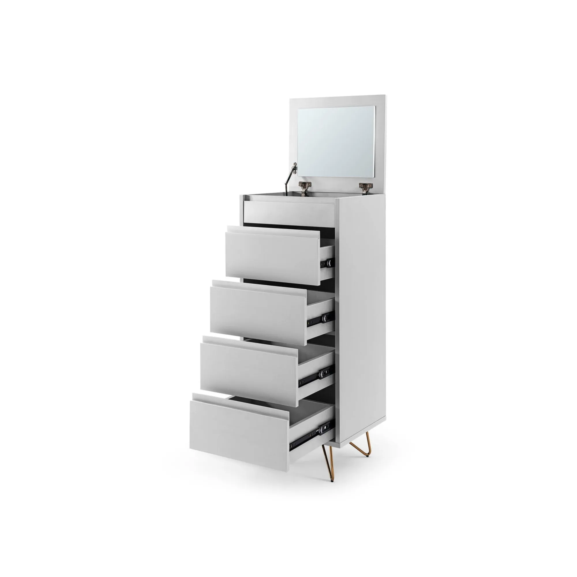 Ladekasten^Huisenthuis Ladekast Lucy 45 cm Wit