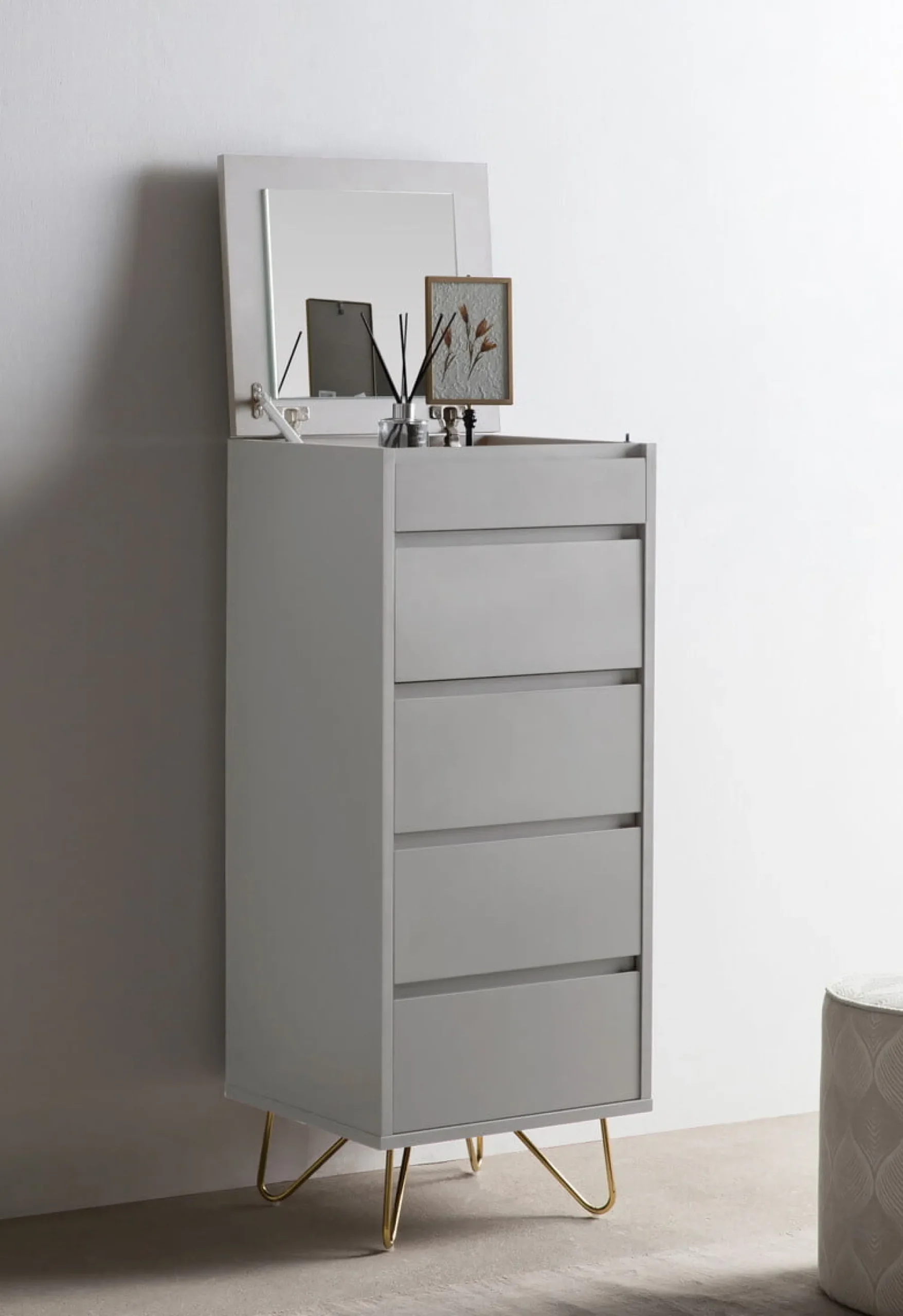 Ladekasten^Huisenthuis Ladekast Lucy 45 cm Wit