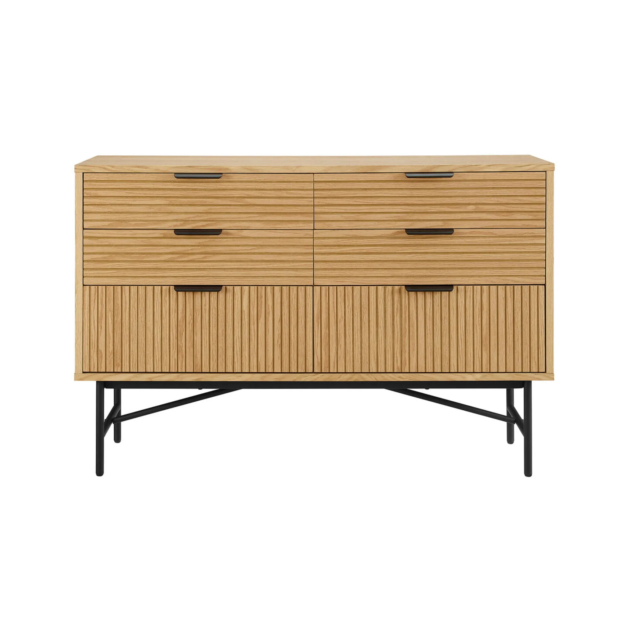 Ladekasten^Huisenthuis Ladekast Ruben Eiken 120x40x80cm