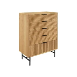 Ladekasten^Huisenthuis Ladekast Ruben Eiken 80x40x113cm