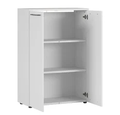 Kantoorkasten^Huisenthuis Lage dichte kantoorkast Ergonoma Licht Grijs