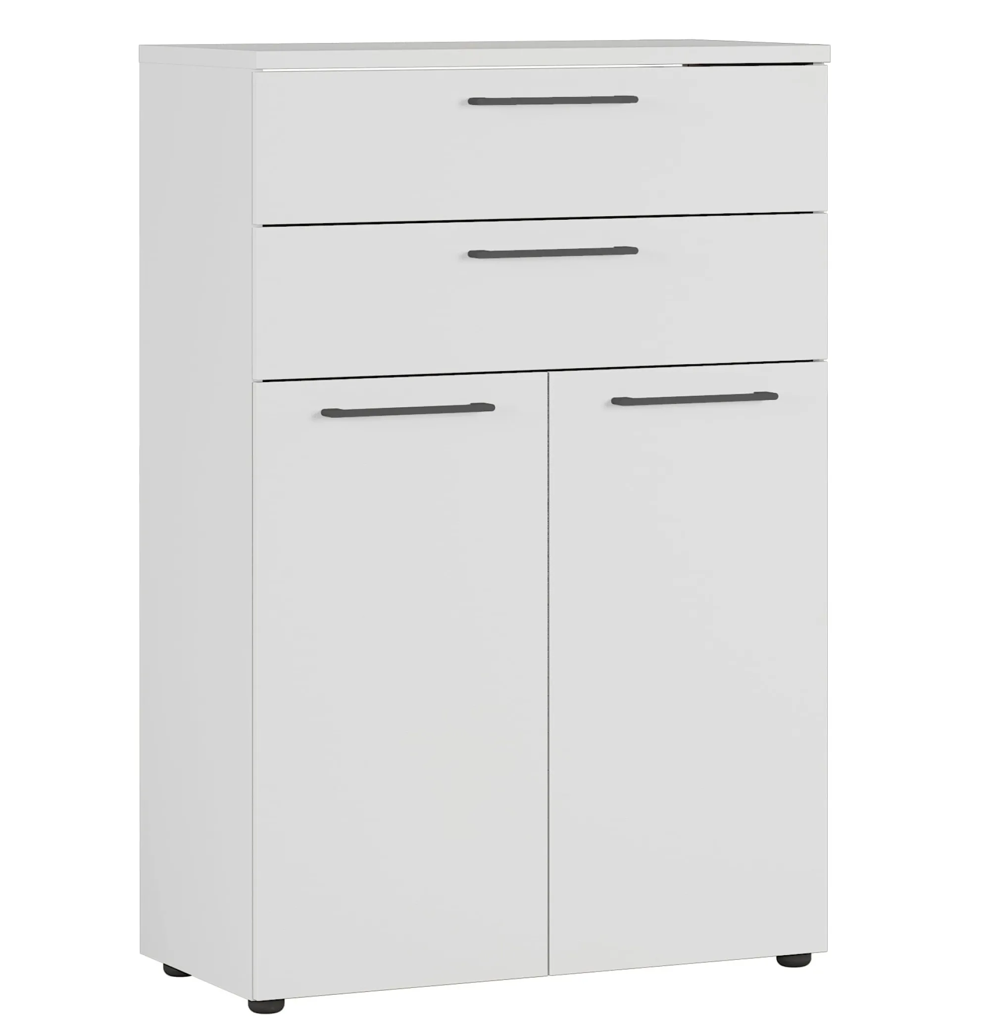 Kantoorkasten^Huisenthuis Lage dichte kantoorkast laden Ergonoma Licht Grijs