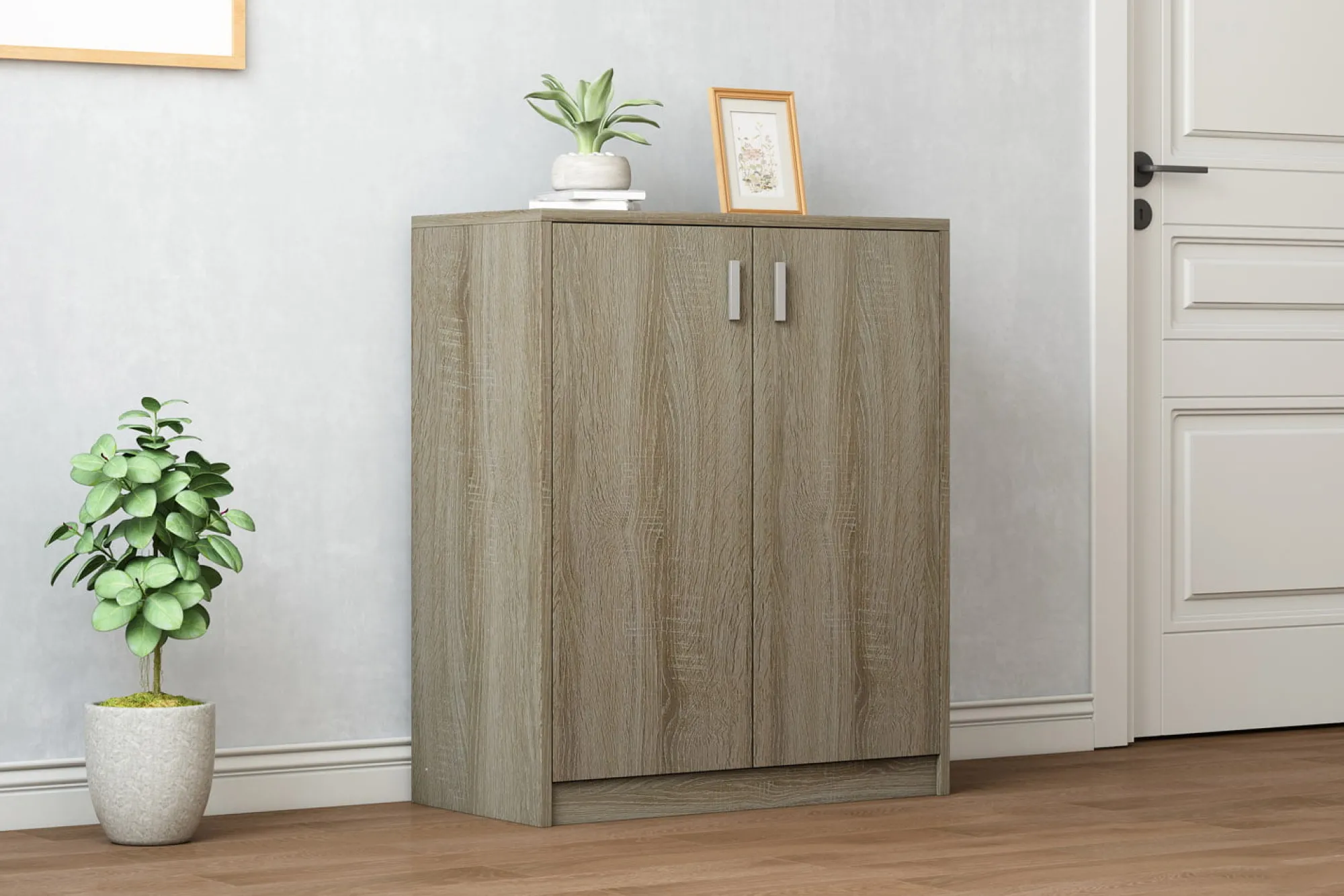 Kantoorkasten^Huisenthuis Lage dichte kast Edwin Sonoma 72x36x84 cm – 1