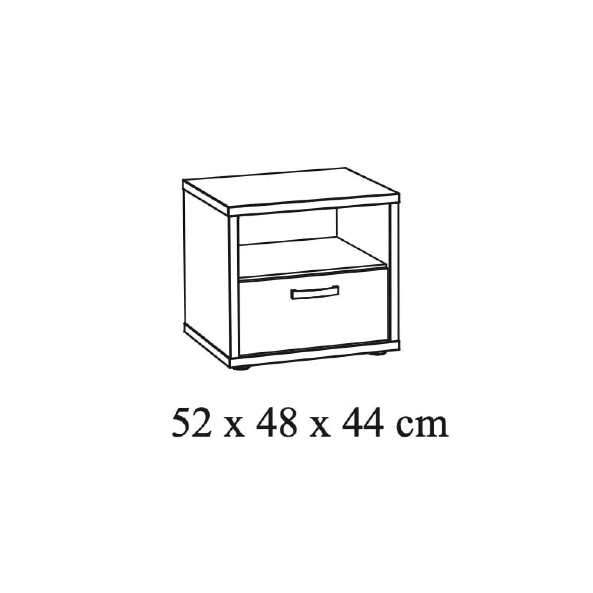 Nachtkastjes|Nachtkastjes^Huisenthuis Nachtkastje Edison