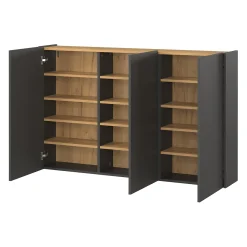 Schoenenkasten|Opbergkasten^Huisenthuis Opbergkast Aniek 86 cm Grafiet
