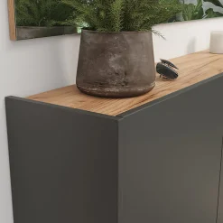Schoenenkasten|Opbergkasten^Huisenthuis Opbergkast Aniek 86 cm Grafiet
