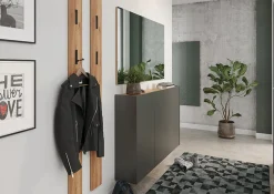 Schoenenkasten|Opbergkasten^Huisenthuis Opbergkast Aniek 86 cm Grafiet