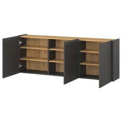 Schoenenkasten|Opbergkasten^Huisenthuis Opbergkast Aniek 51 cm Grafiet